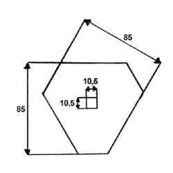 Pašarų vežimėlio peilis FM26505