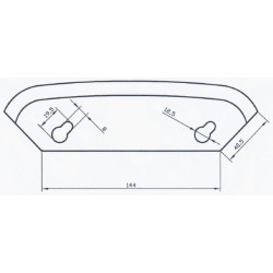 Pašarų vežimėlio peilis FM19317