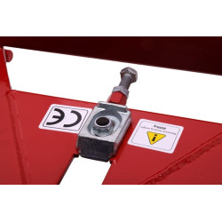 Rulonų transportavimo smaigai sulankstomi be dantų TL150950BF