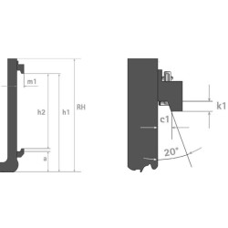 Rulonų smaigalių rėmo priedas FT3020