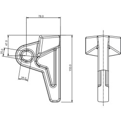 Privirinama kilpa 25 mm FT2120