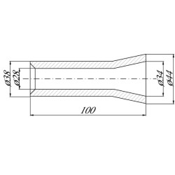 Kūginė įvorė FT1010 dantims