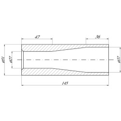 Kūginė įvorė dantims FT1011