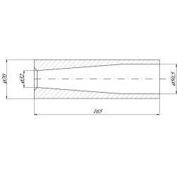 Kūginė įvorė dantims FT1007