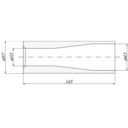 Kūginė įvorė dantims FT1005