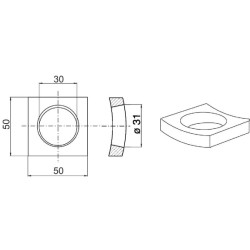 Privirinama plokštė, lenkta FT0950