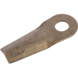 Vejapjovės peilis K/D 132x50x4mm ovalus skersmuo 23.0x20.5mm Tinka Kongskilde JF/Stoll 25 vnt. pakuotė 13800013KR