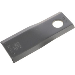 Šienapjovės peilis kairysis 122x45x4mm, skylė Ø18.25mm, tinka Kuhn/Claas/John Deere/New Holland, 25 vnt. pakuotėje, 56451200KR