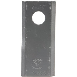 Vejapjovės peilis kairysis 98x45x3,5 mm, anga Ø16,50 mm, tinka Morra, 25 vnt. pakuotė, 40490006KR