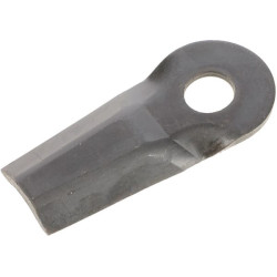 Šienapjovės peilis K/D 111x50x4mm ovalus skersmuo 20.5x18.5mm Tinka Kuhn 25 vnt. pakuotė 56840000KR