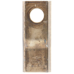 Vejapjovės peilis K/D 98x40x3mm, anga Ø19mm. Tinka AMA/Galfre/Marangon, 25 vnt. pakuotėje, 98PKR.