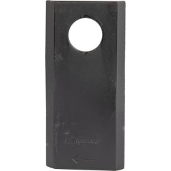 Šienapjovės peilis RH 105x48x4,3 mm, skylė Ø20 mm, tinka Kuhn 25 vnt. pakuotėms, K6801420KR