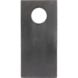 Šienapjovės peilis RH 105x48x4,3 mm, skylė Ø20 mm, tinka Kuhn 25 vnt. pakuotėms, K6801420KR