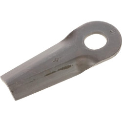 Vejapjovės peilis K/D 128x50mm, 35x4mm ovali skylė 23.0x20.5mm Tinka Taarup 25 vnt. pakuotė KT5611030001KR