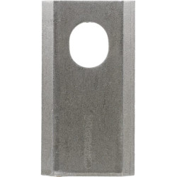 Vejapjovės peilis K/D 93x50x4mm ovalus skersmuo 24.0x20.0mm Tinka Kongskilde JF/Stoll 25 vnt. pakuotė 13800001KR