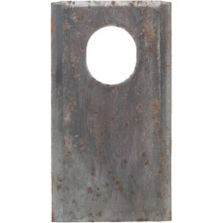 Žoliapjovės peilis LH/RH 93x50x4mm ovalios angos 24,0x20,0 mm Tinka Kongskilde JF/Stoll 8113800001