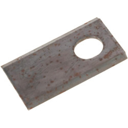 Žoliapjovės peilis LH/RH 93x50x4mm ovalios angos 24,0x20,0 mm Tinka Kongskilde JF/Stoll 8113800001