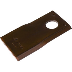 Vejapjovės peilis kairysis 100x47x4mm, anga Ø18.50mm, tinka Lely 4122019950