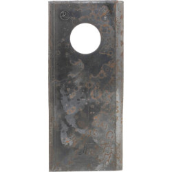 Vejapjovės peilis LH 110x48x4mm anga Ø19mm Tinka Kongskilde JF/Stoll 8113800031