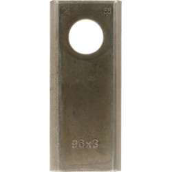 Vejapjovės peilis kairysis/dešinysis 96x40x3mm, anga Ø19mm, tinka Taarup, 25 vnt. pakuotė, KT4186400001