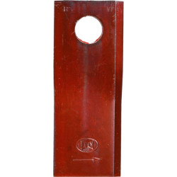 Vejapjovės peilis kairysis 120x48x4mm, anga Ø18.50mm, tinka Lely 4120114730