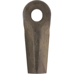 Vejapjovės peilis K/D 129x50x4mm ovalus skersmuo 20.5x18.5mm Tinka Kuhn/John Deere 25 vnt. pakuotė 56450000