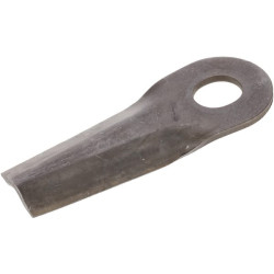 Žoliapjovės peilis LH/RH 132x50x4mm ovalios angos 23,0x20,5mm Tinka Kongskilde JF/Stoll 8113800013