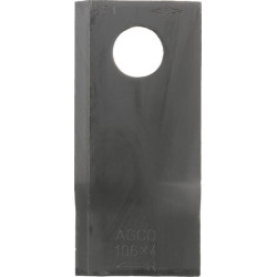 Vejapjovės peilis RH 106x48x4mm, anga Ø19mm, tinka Fella 122330