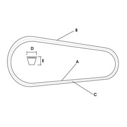 Pavaros diržo komplektas Spa2882-4 VLD4077