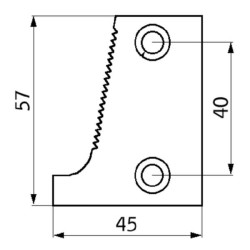 Apatinė plokštė 15004306N
