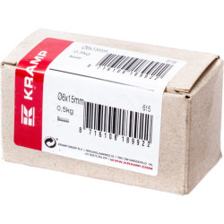 Kniedės po 0,5 kg pakuotėje 6x15 615V