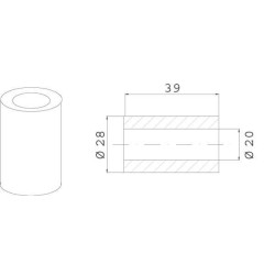 Smūginis įvorė Taarup 40881100N