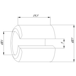 Spyruoklinė įvorė 20 mm 03030 Perfect BH4735