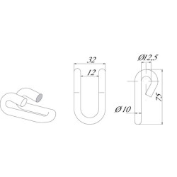 Viršutinė atrama 12 mm Herder 92802001
