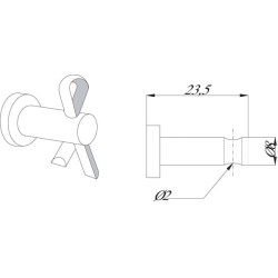 Tvirtinimo varžtas 8 mm Agria BH2159