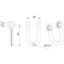 Viršutinė atrama 14 mm Herder 92802008