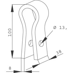 Spragiklio laikiklis Taarup 40880000N