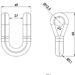 Apkaba 11mm Ø12,5 901137N