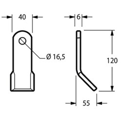 Alkūninis spragilas 60x140 Procomas CK4800