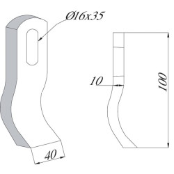 Smūginis plikis Gilbers CK2650
