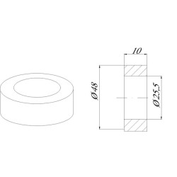 Adapteris peiliui 05 Maschio T40005140R