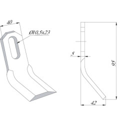 Smūginis plikis Hermes CK2700