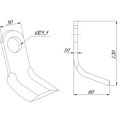 Howard alkūninis spragilas 60 x 120 CK2890