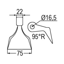 Plaktukas-smūgis HMF CK2520