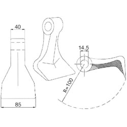 Plaktukinis spragilas Agrimaster CK2322