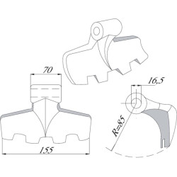 Smūginis plaktukas Fischer CK2510