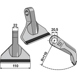 Smūginis plaktukas su PTA danga, tinka Perfect CK4750C