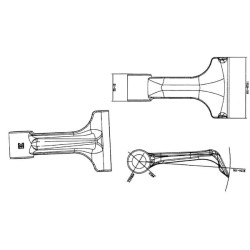 Plaktukinis spragilas, tinkantis Kuhn 6061699Z