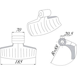 Plaktukas-smūginis gręžtuvas Cabe CK1510