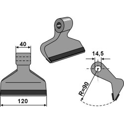 Plaktukinis spragilas su PTA danga, tinka Seppi CK5310C
